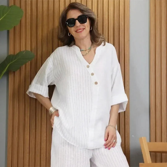Capri™ | Elegant Linen Comfort Set