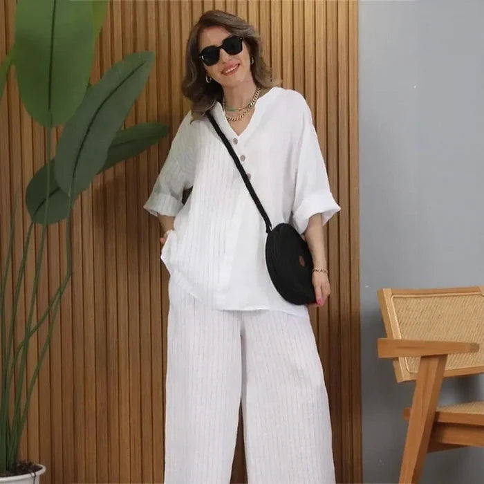 Capri™ | Elegant Linen Comfort Set