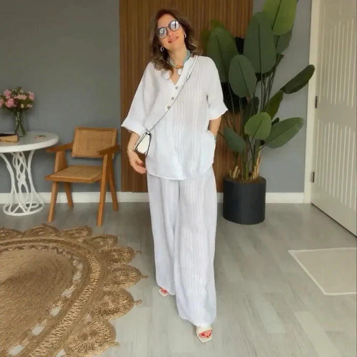 Capri™ | Elegant Linen Comfort Set