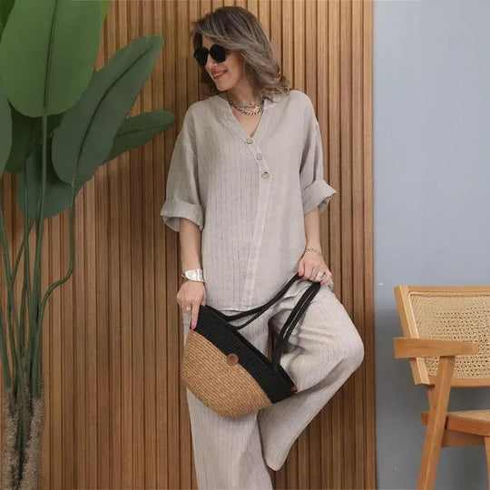 Capri™ | Elegant Linen Comfort Set