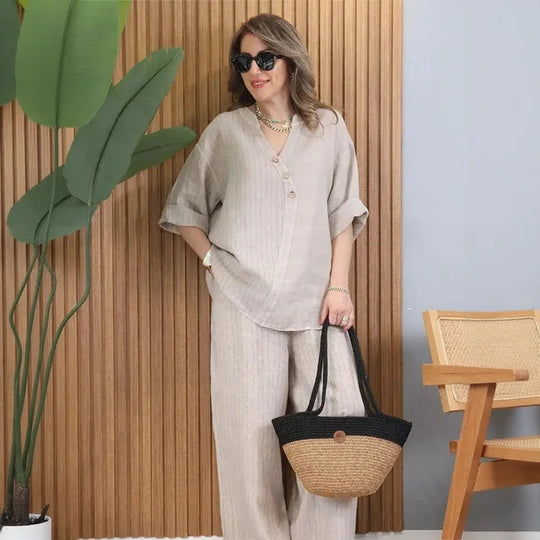 Capri™ | Elegant Linen Comfort Set